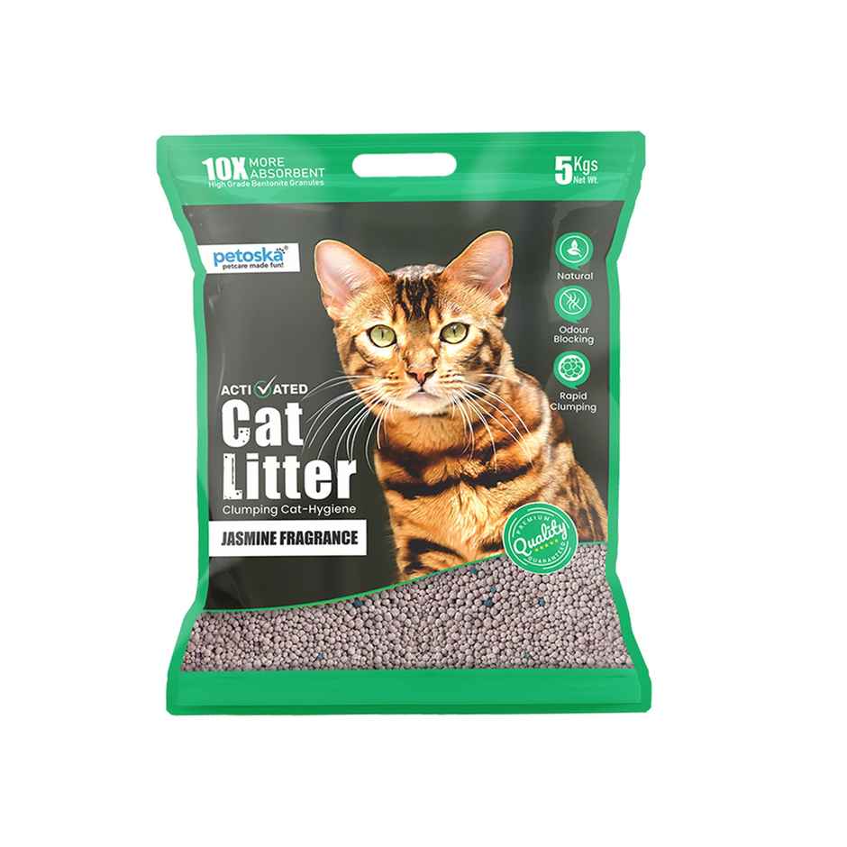 Petoska Bentonite Cat Litter | Jasmine Fragrance Combo
