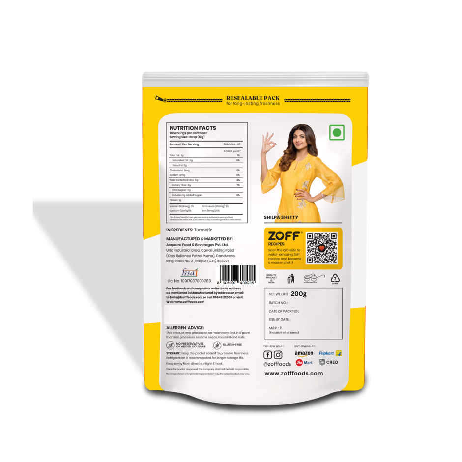 ZOFF Foods Turmeric - Haldi Powder