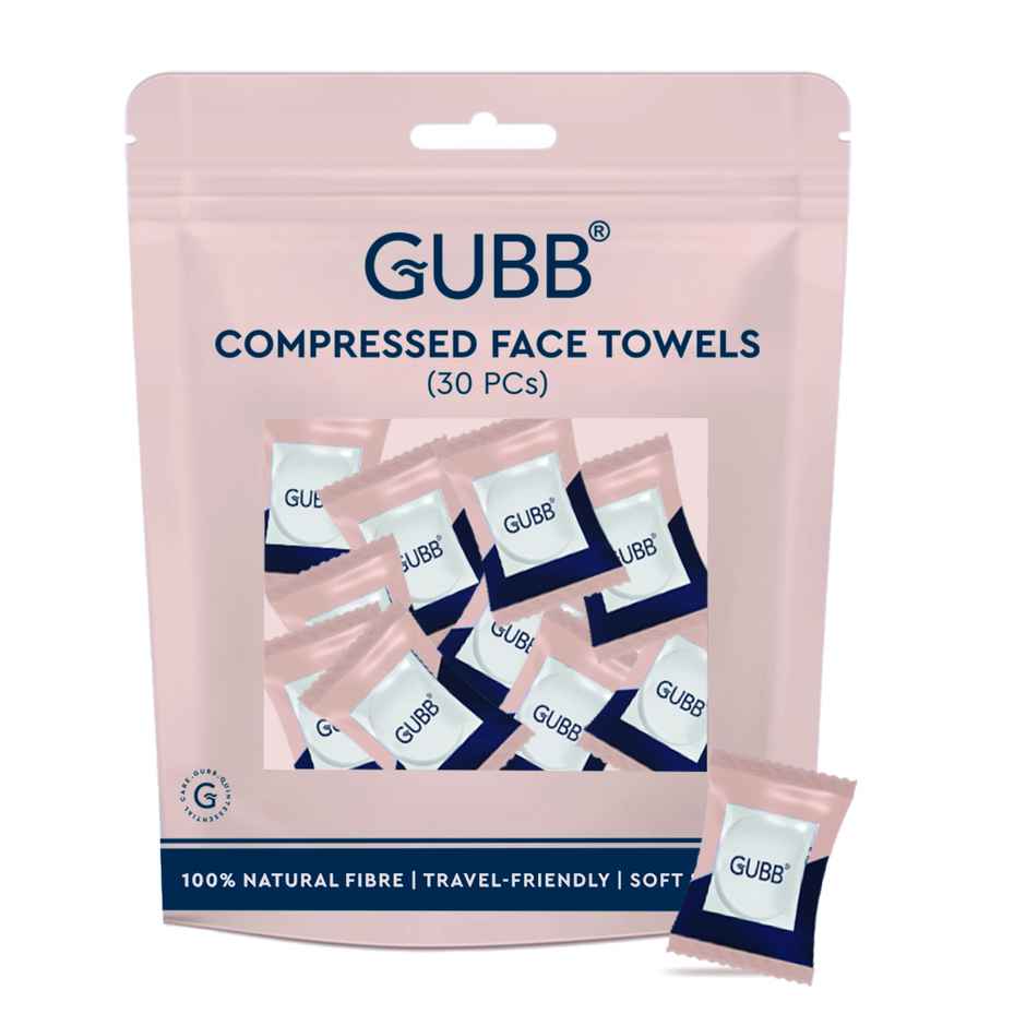 GUBB Face Wipe Facial Tissue Reusable & Biodegradable Wet Wipes For Men & Women