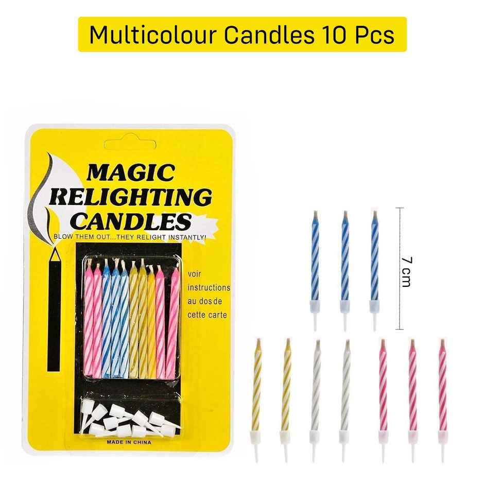 Multicolor Candles For Decoration | Party Propz