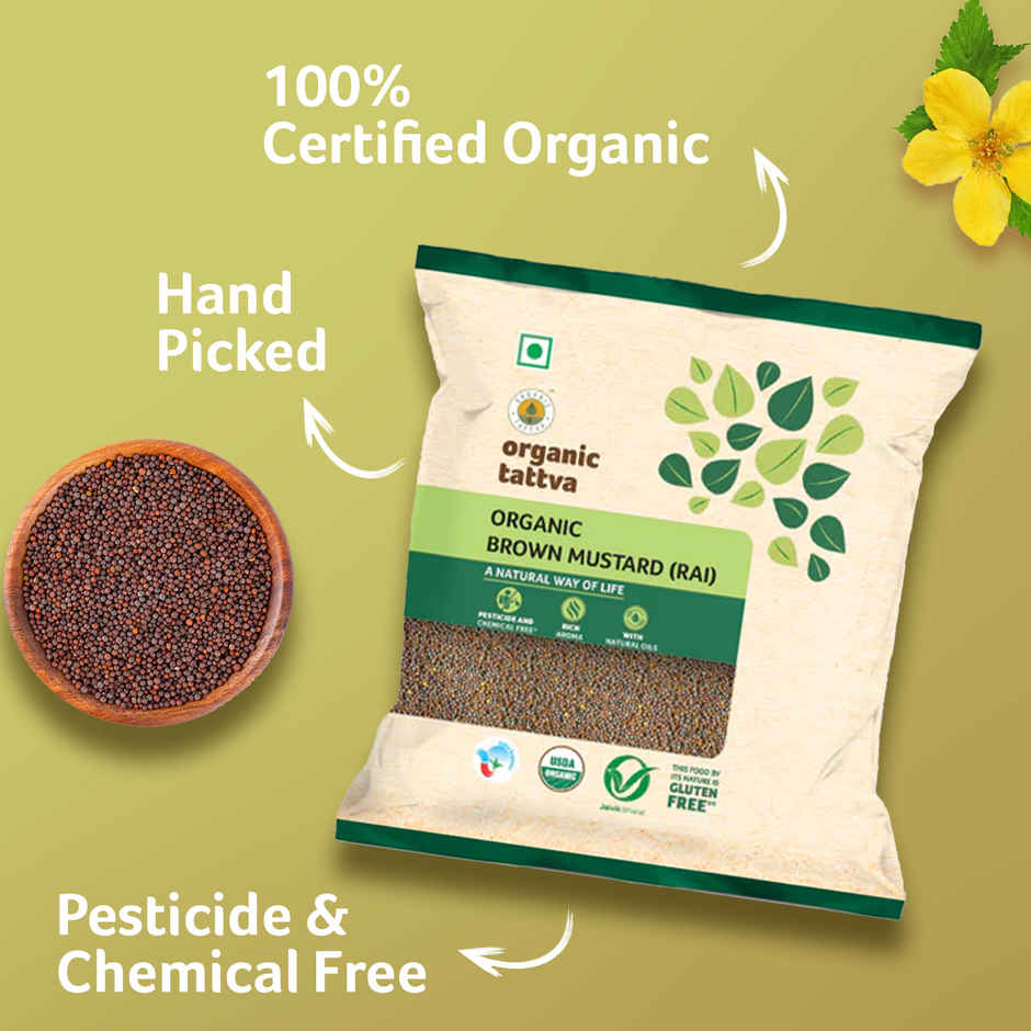 Organic Tattva Brown Mustard (Rai)