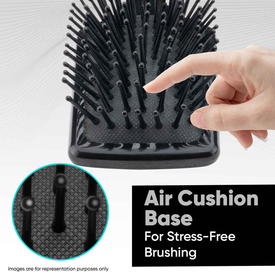 VEGA Premium Collection Mini Paddle Hair Brush for Men & Women, Black, (8586 M)