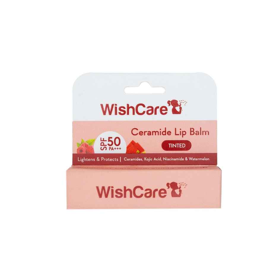 Wishcare Tinted Ceramide Lip Balm With SPF 50 PA+++ - Kojic Acid & Niacinamide