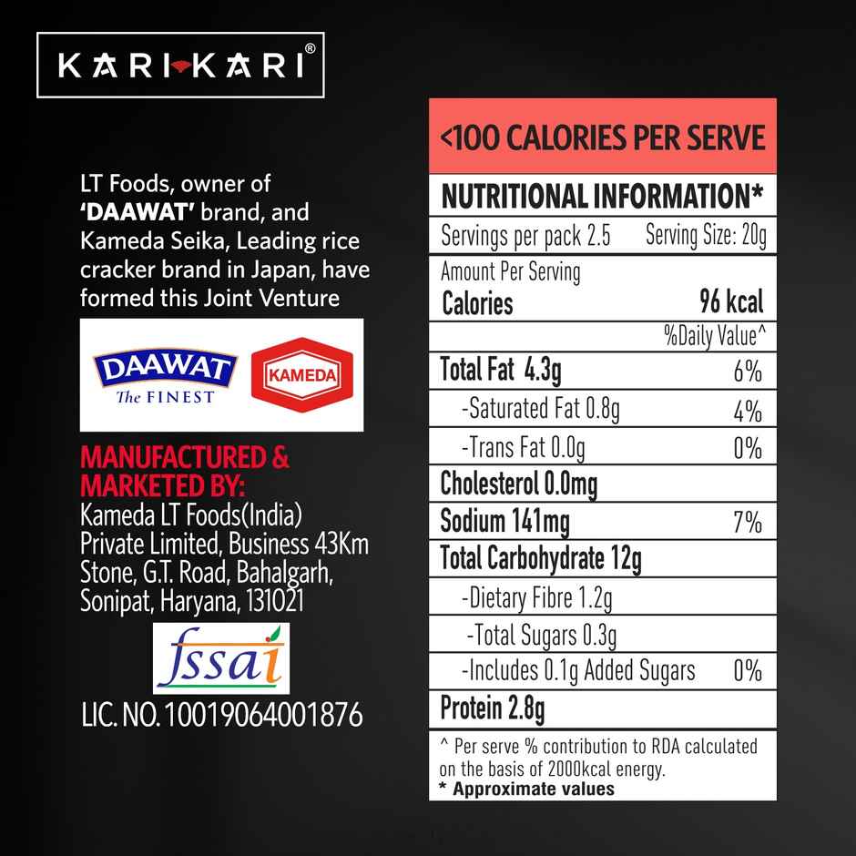 Kari Kari Chilli Garlic Combo