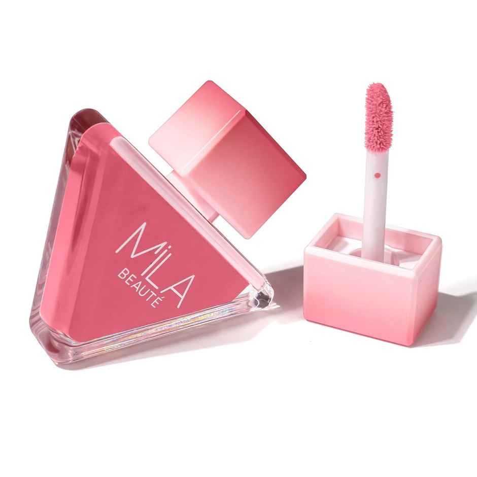 Mila Beaute Pookie Serum Blush | Soft Matte | Highly Pigmented | No Dryness | Baby Boo