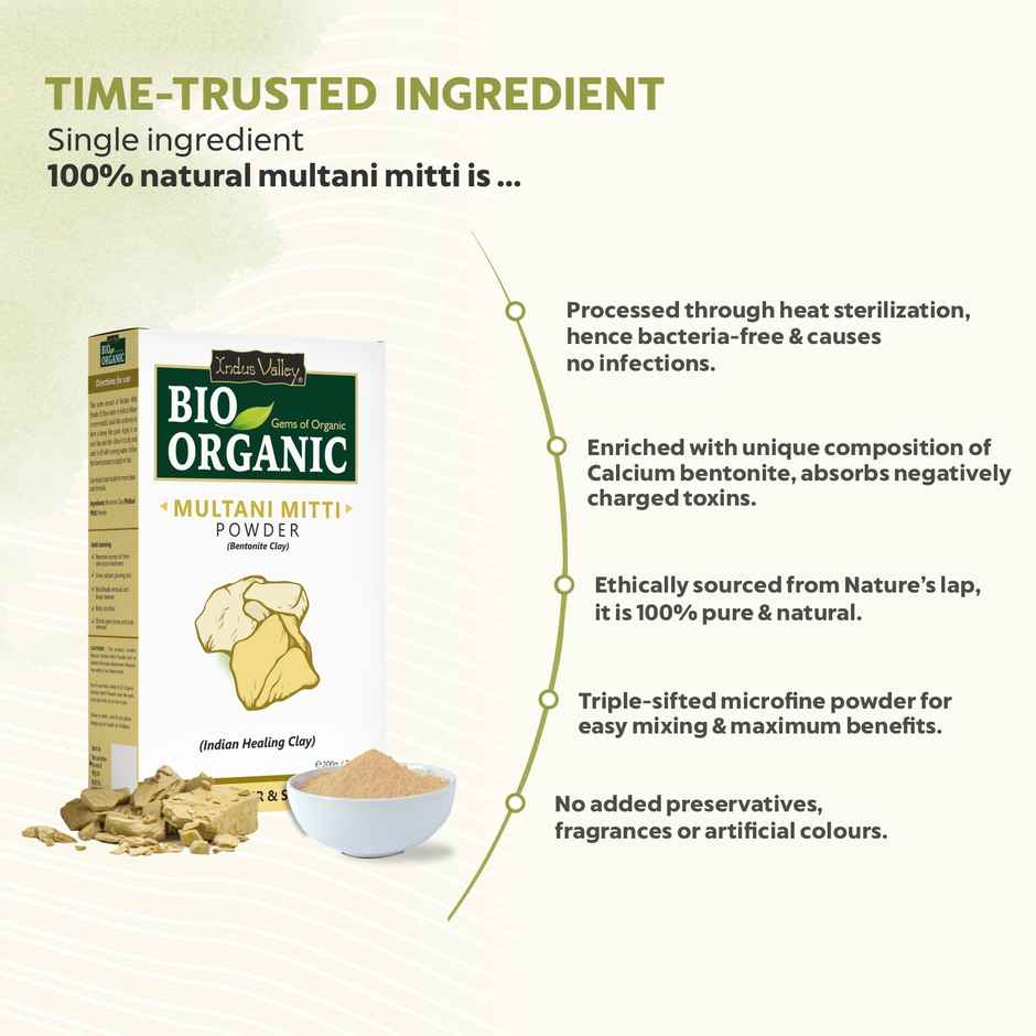 Bio Organics Multani Mitti Powder