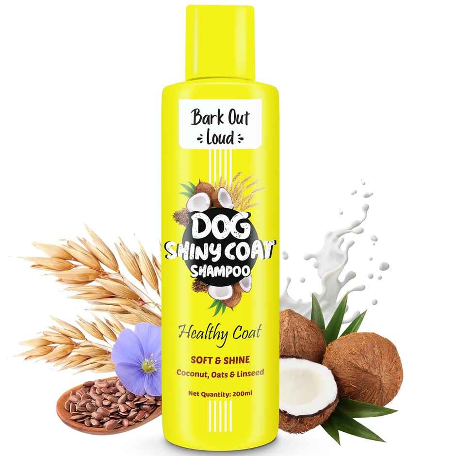Bark Out Loud Shiny Coat Dog Shampoo for Glow