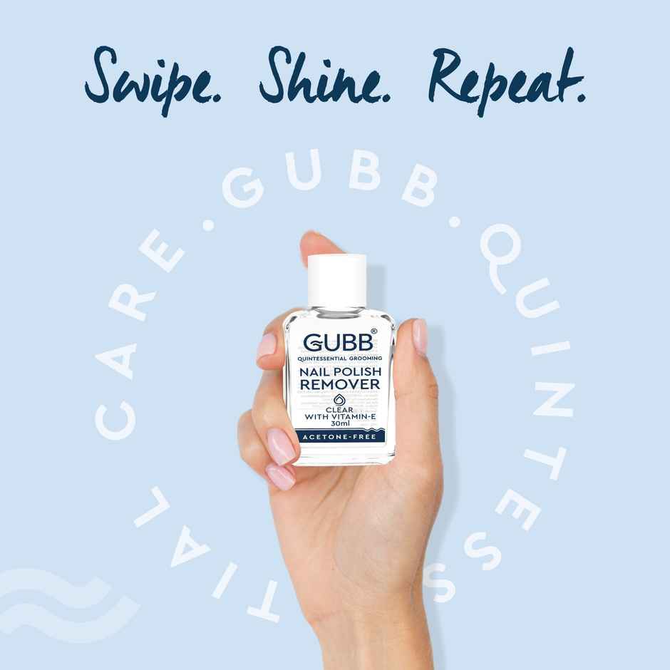 GUBB Nail Polish Remover | Clear