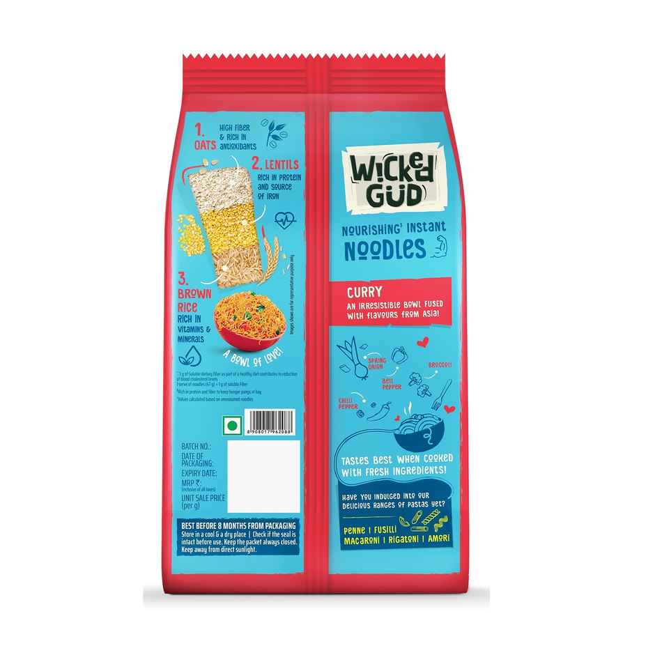 Wickedgud Curry Instant Noodles