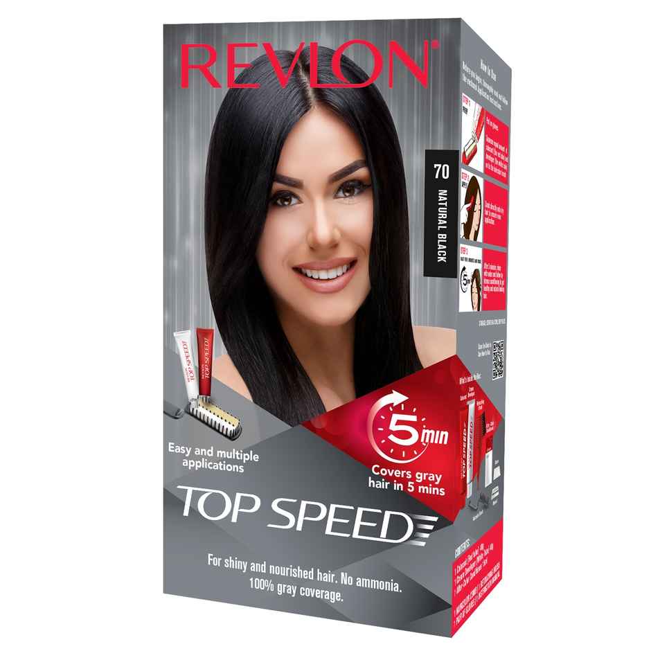Revlon Top Speed Hair Color Woman-Natural Black