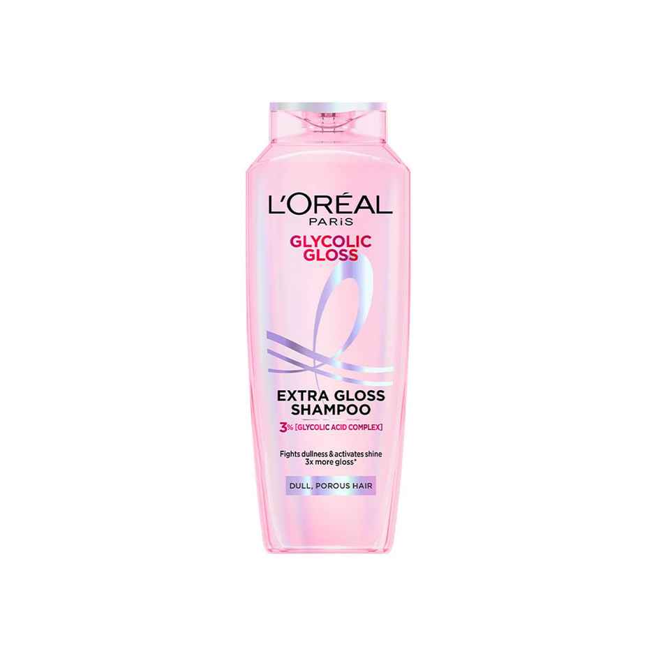 L'Oreal Paris Glycolic Gloss Shampoo | Glycolic Acid for dull hair