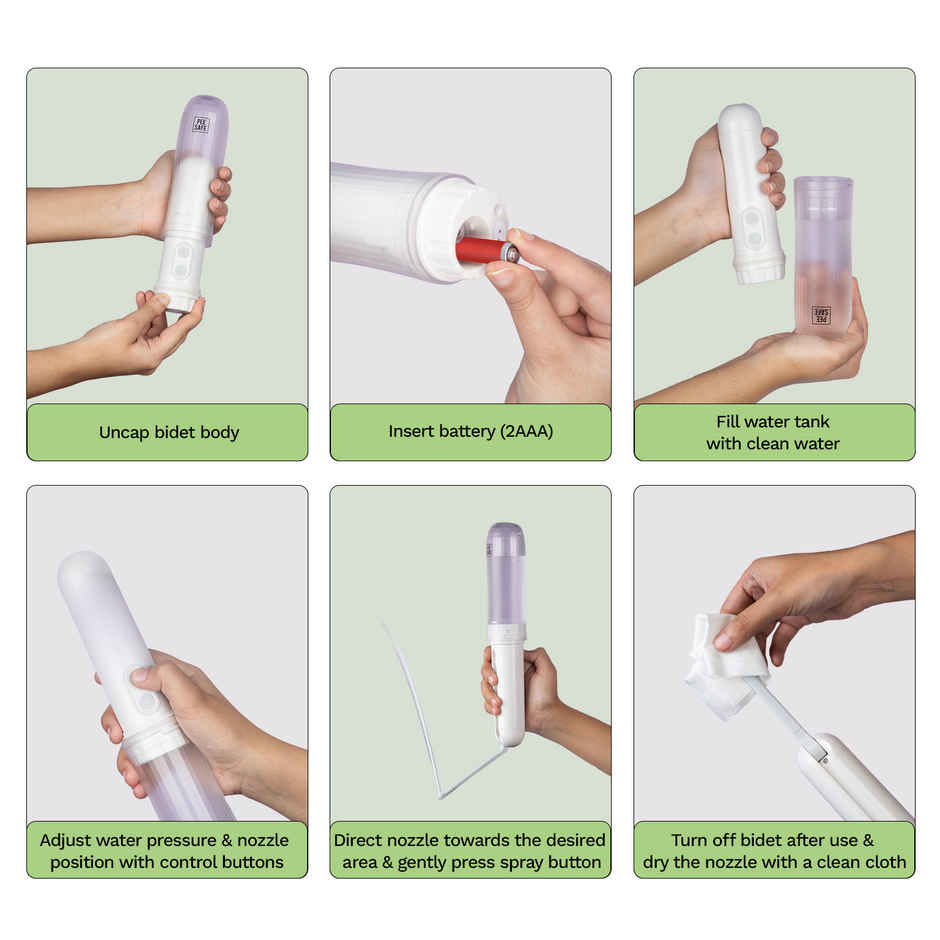 Pee Safe Portable Jet Spray | Convenient, Travel-Friendly & Easy to Carry