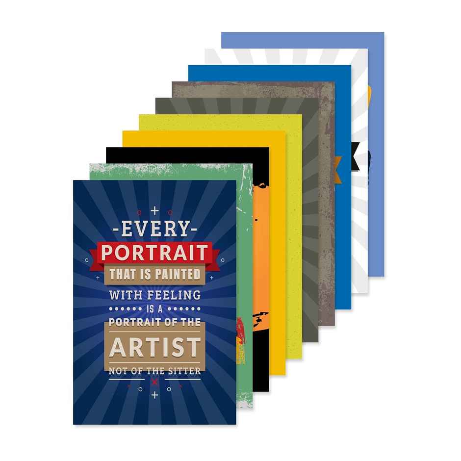 Paper Plane Design Wall Posters For Office Decor | Set of 10 | Size | 12 Inch x 18 Inch | D29