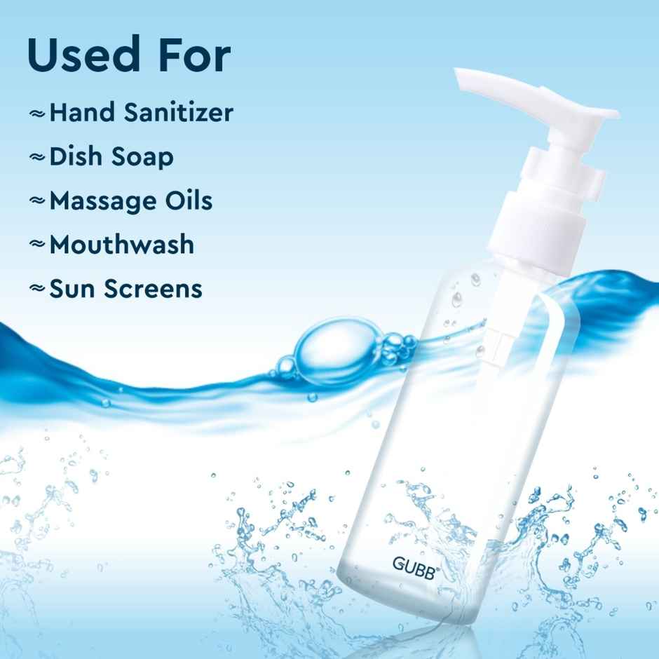 GUBB Travel Bottle With Pump - 100 ml