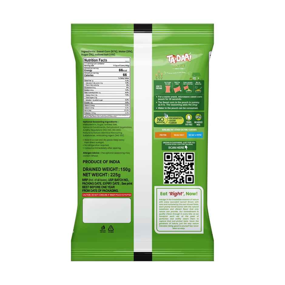 Tadaa Sweet Corn Kernels Pani Puri