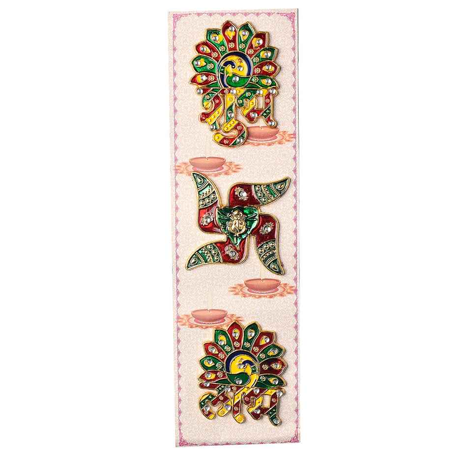 Velvet Toran Bandhanwar | Door Stickers | Multicolour | Satvik