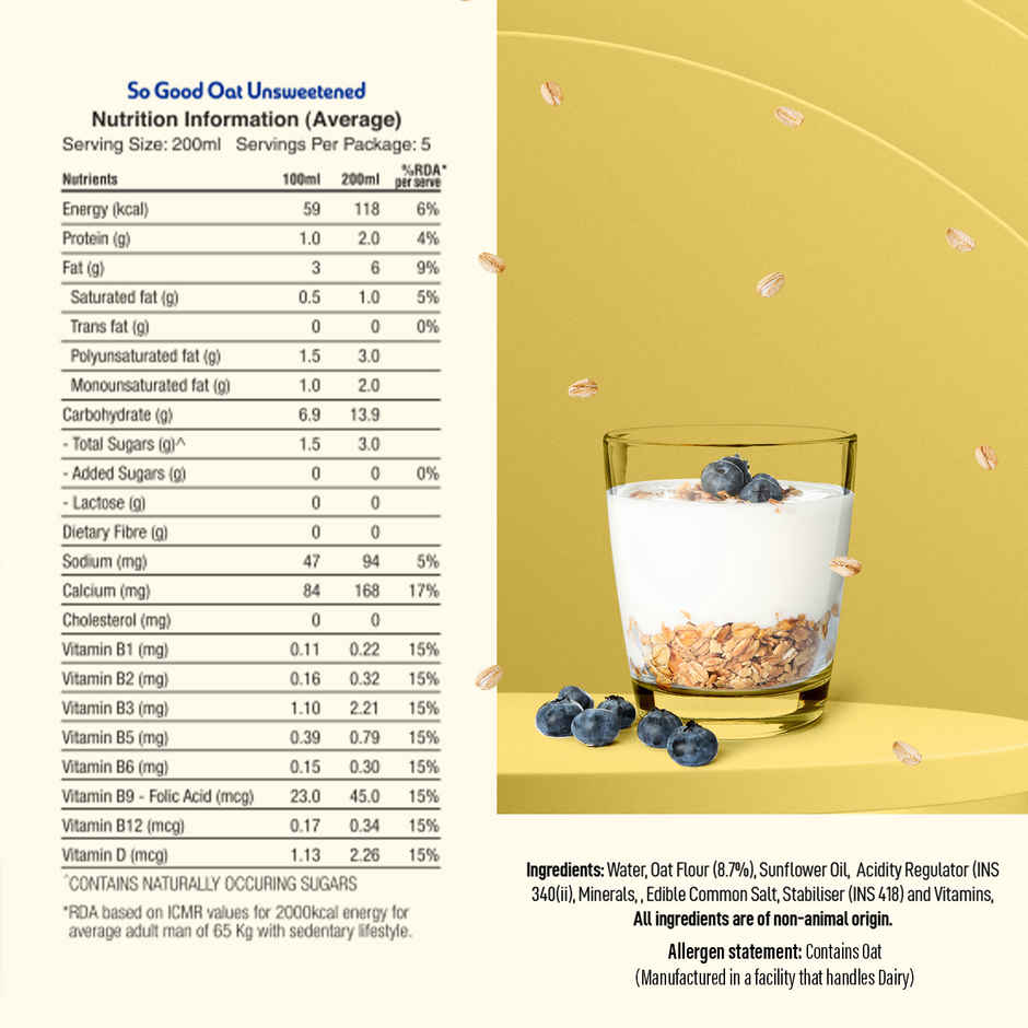 So Good Regular Oat Milk