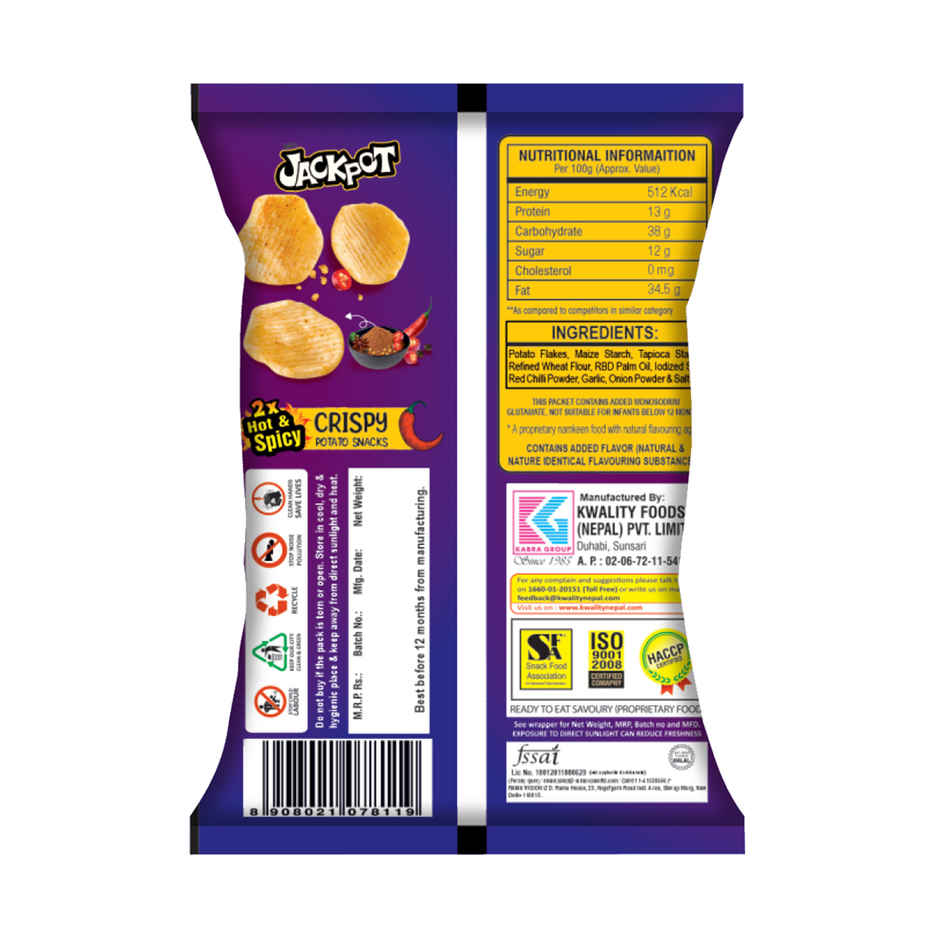 Kab's Jackpot Potato Cracker