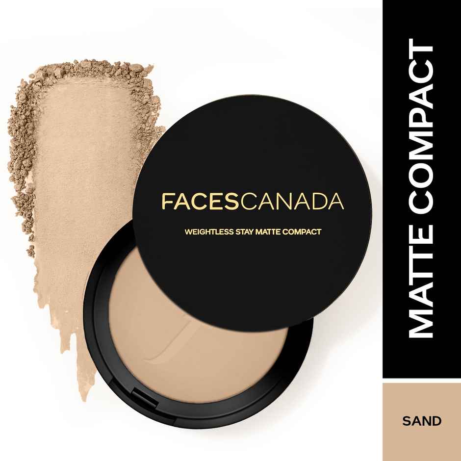 Faces Canada Compact Powder - Sand | Vitamin-E Enriched