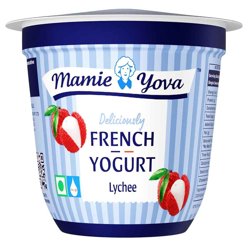 Mamie Yova Deliciously French Fruit Yogurt (Mango,Lycee, Blueberry) Combo