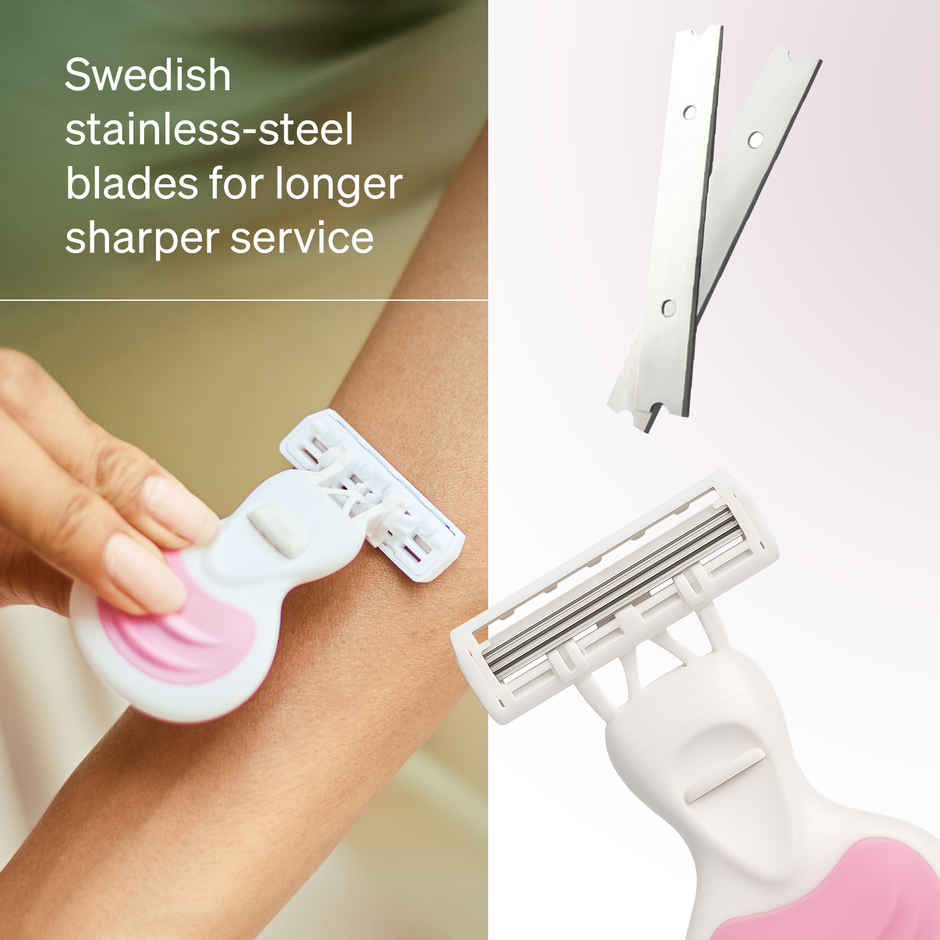 Namyaa Ultra Sensitive Bikini Razor For Women | 3 Blade Precision