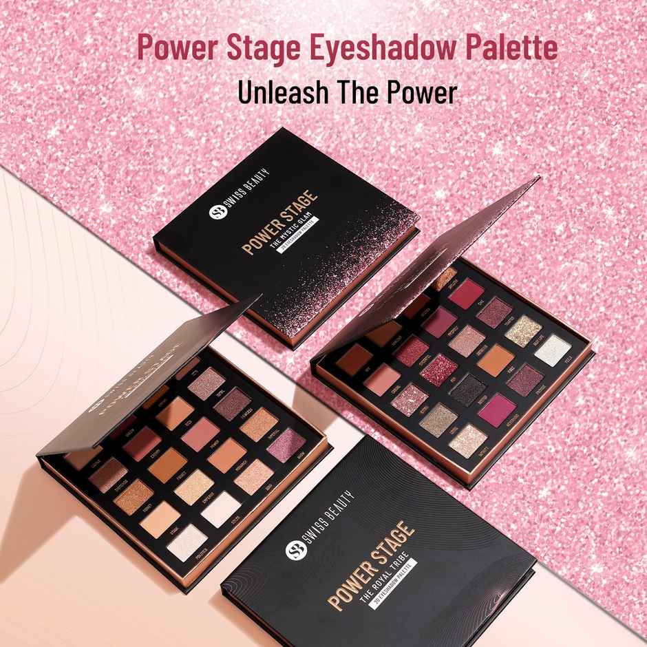Swiss Beauty Power Stage Eyeshadow Palette - 01 Mystic Glam
