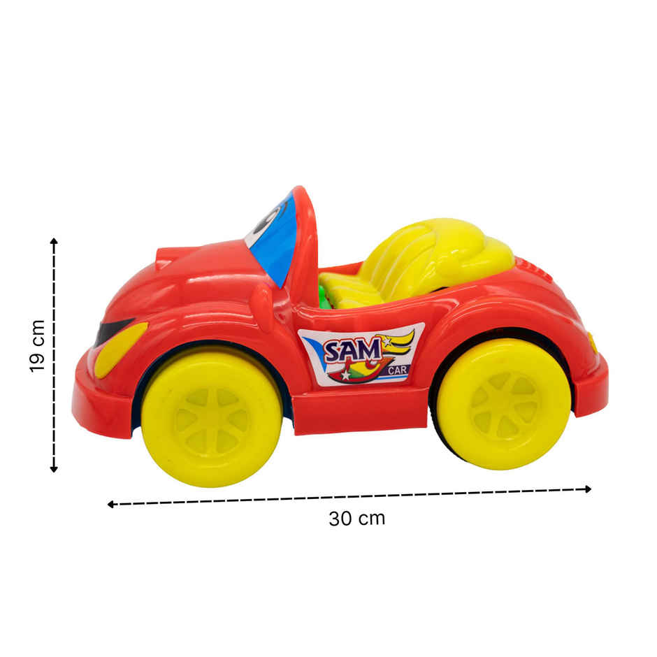 Toybharat Push N Go Sam Car | Exciting Birthday Gift for Kids - Multicolour | Assorted