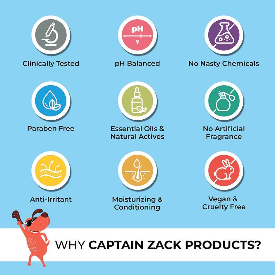 Captain Zack Bling On The Shine Nourishing Dry Waterless Spray Dog Shampoo