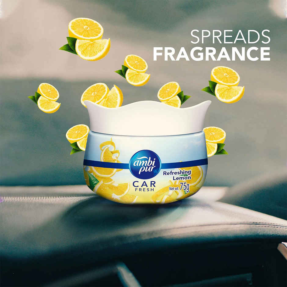 Ambipur Car Freshener Gel | Refreshing Lemon