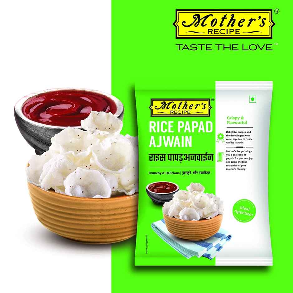Mother's Recipe Rice Papad Ajwain Combo