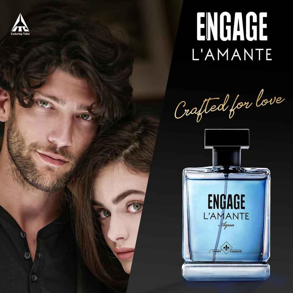 Engage L'amante Moments Perfume Gift Box For Men, Aqua and Fresh