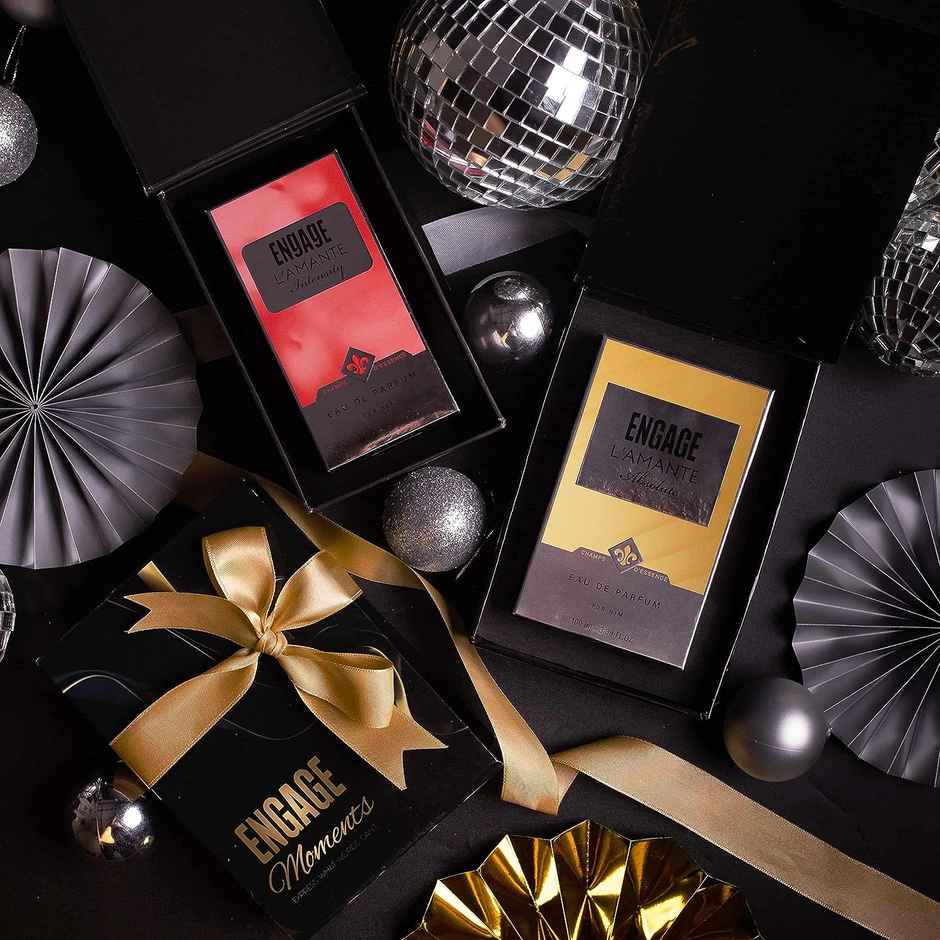 Engage L'amante Moments Perfume Gift Box For Men, Aqua and Fresh