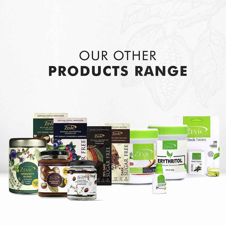 Zevic Roasted Almond Dark Belgian Chocolate