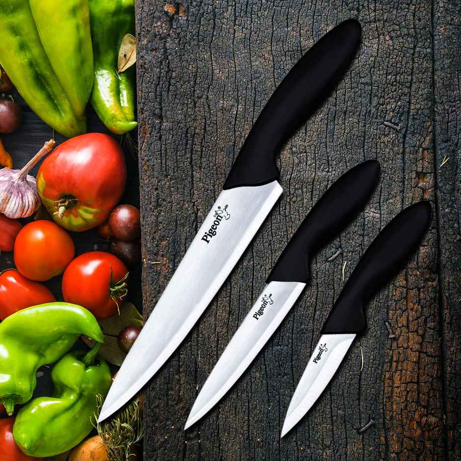 Pigeon Stainless Steel Kitchen Knives - 3 pcs