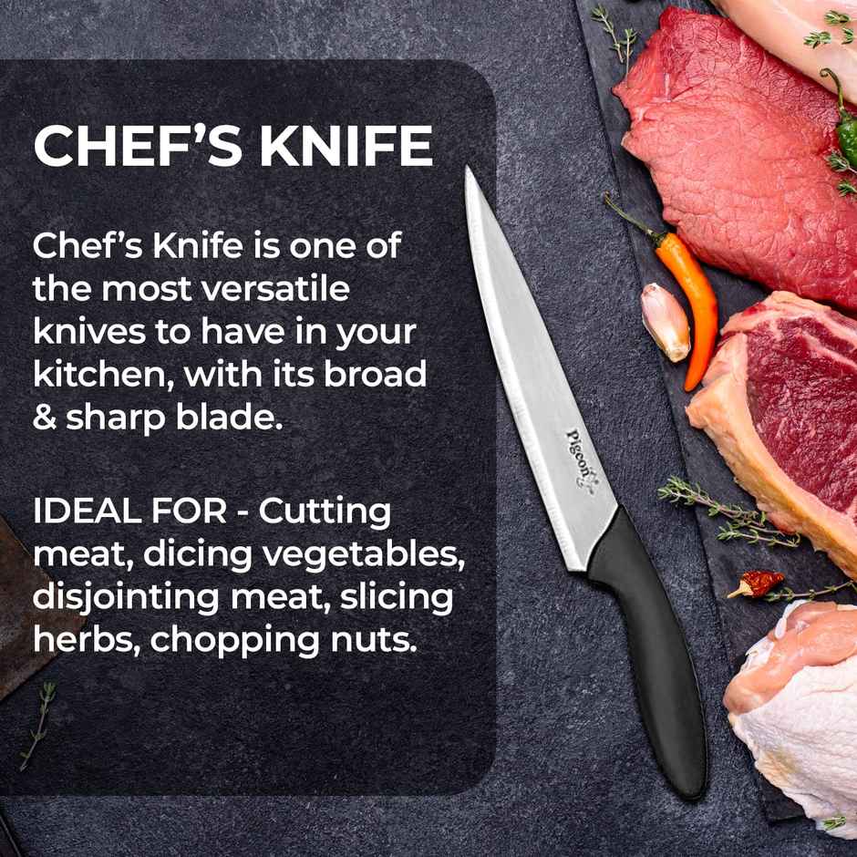 Pigeon Stainless Steel Kitchen Knives - 3 pcs