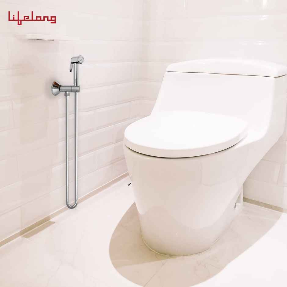 Lifelong Llbahf09 Abs Health Faucet With Ss-304 Grade 1.25 M | Jet Spray For Toilet