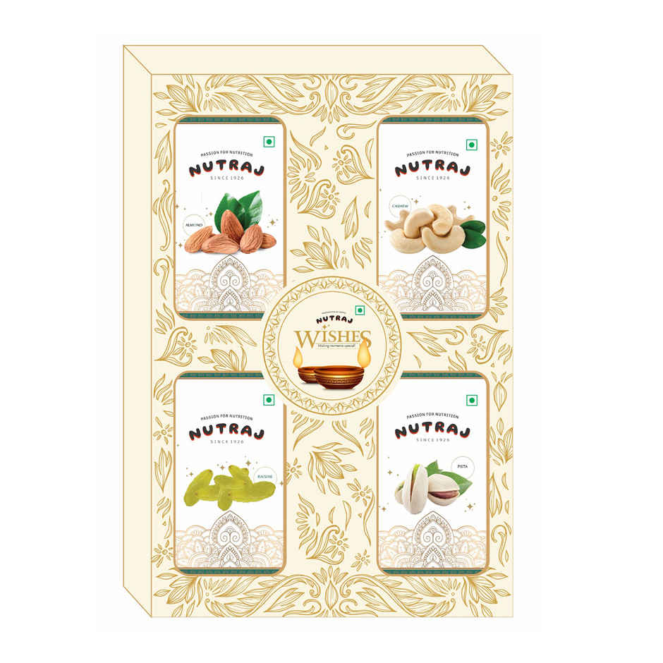 Nutraj Dry Fruit Gift Box Wishes Square Box