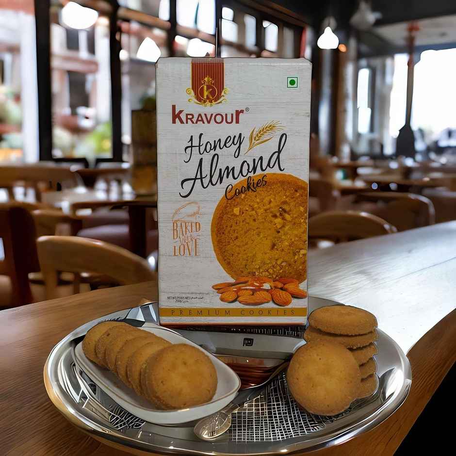 Kravour Honey Almond Cookies
