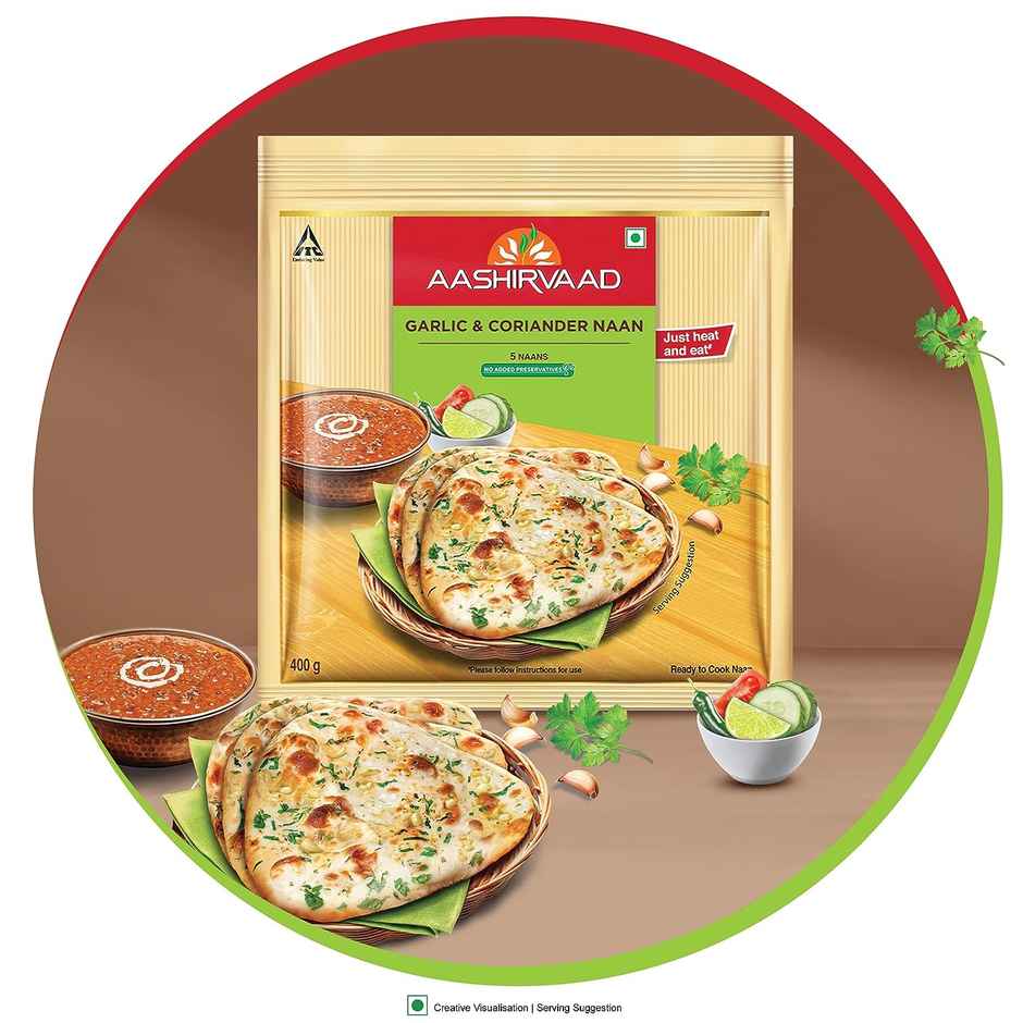 Aashirvaad Garlic and Coriander Naan