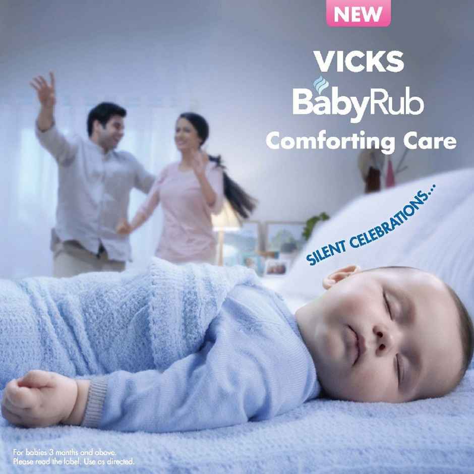 Vicks Babyrub Soothing Vapor Ointment For Babies