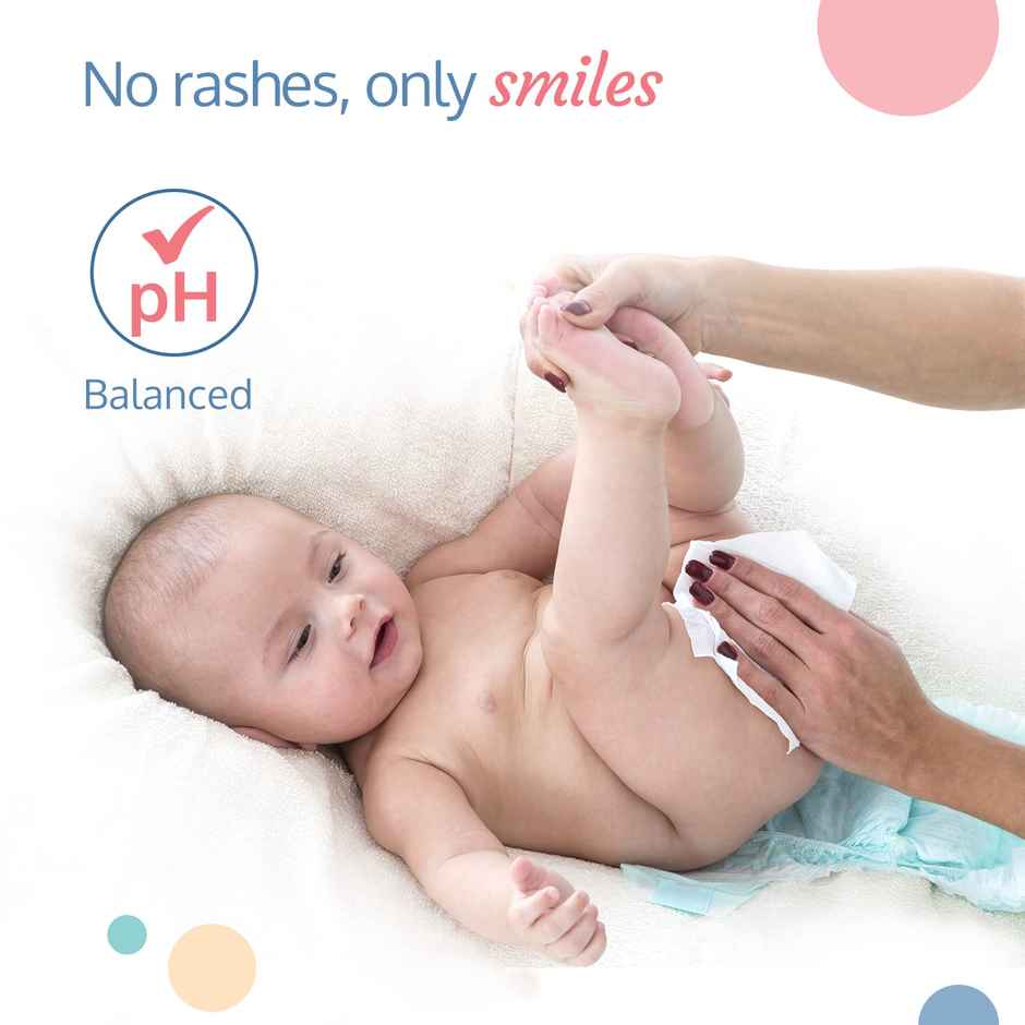 LuvLap Moisturising Wet Wipes without Lid, with Aloe Vera, Vitamin E & Chamomile Extract, 72 Wipes