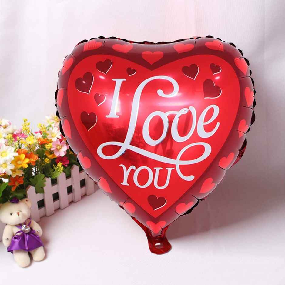 Foil Balloon Heart Shaped (Colour May Vary)
