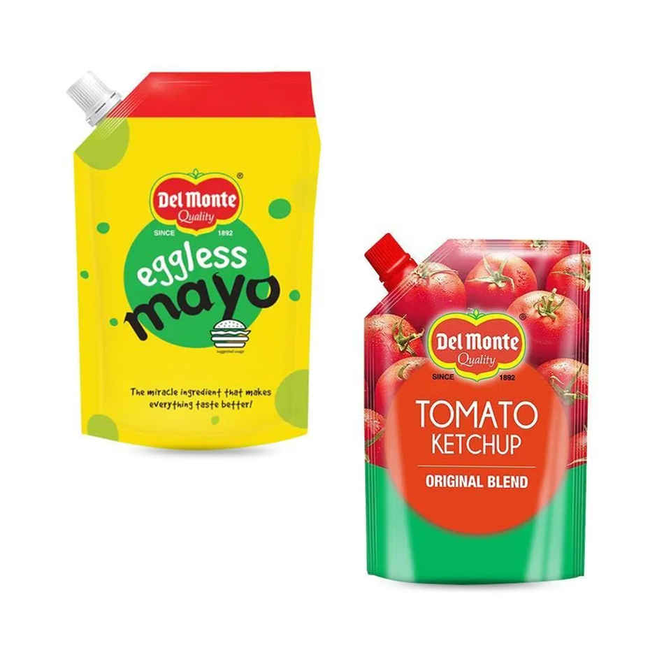 Del Monte Eggless Mayo(500gms) & Del Monte Tomato Ketchup (Original Blend)(500gms) Combo