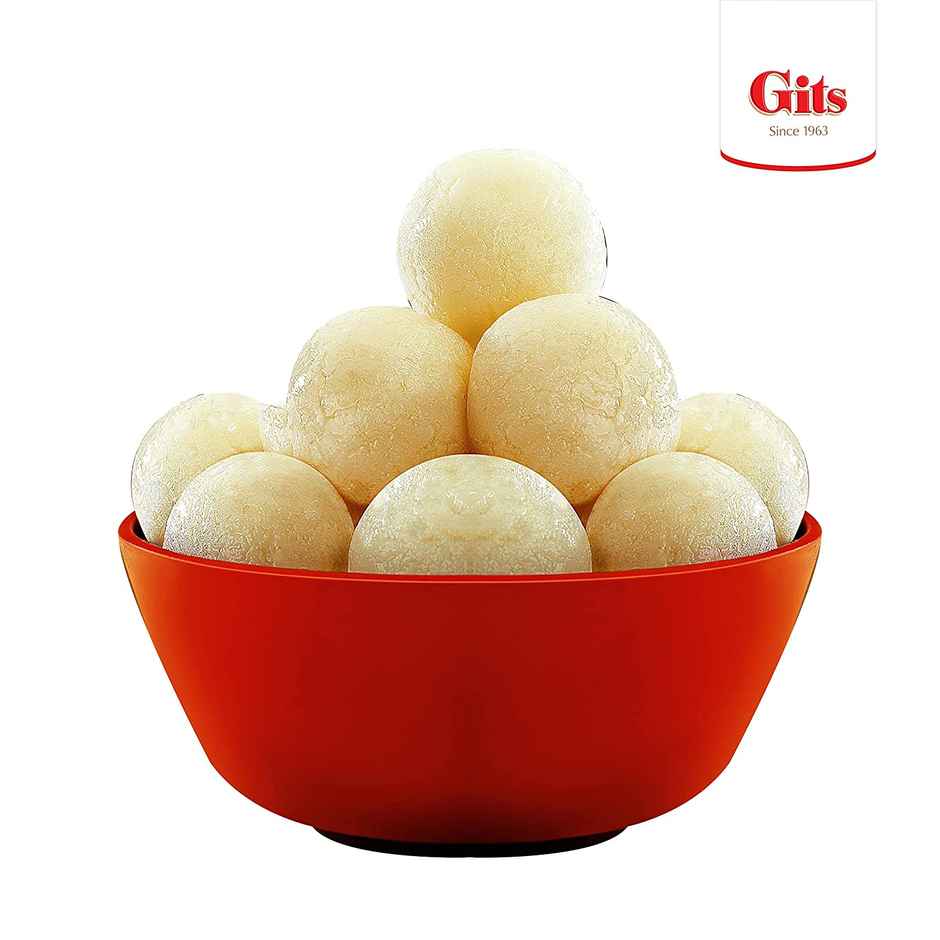 Gits Gulab Jamun Tin(1kg) & Gits Rasgulla Tin(1kg) Combo