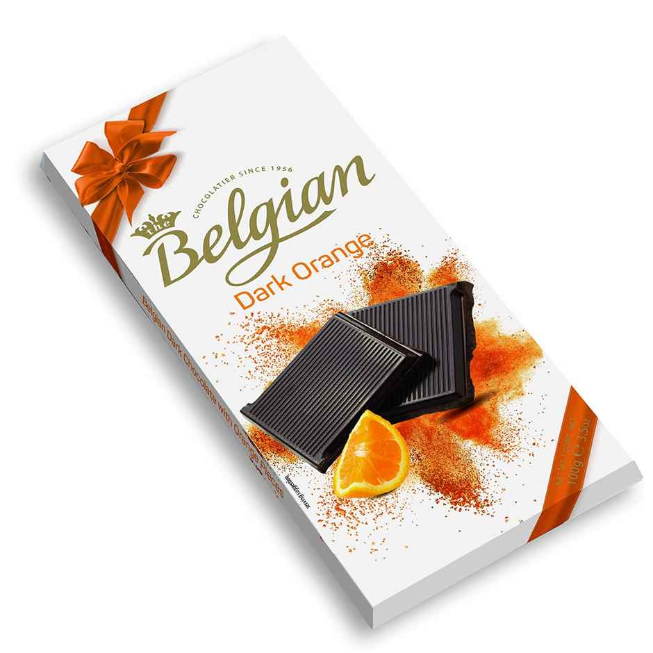 The Belgian Bar Dark Orange Chocolate