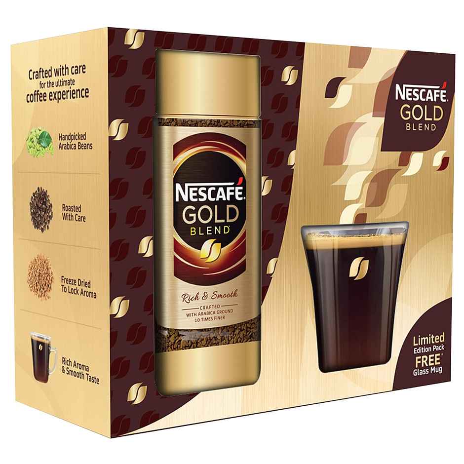 Nescafe Gold Blend Coffee With Free Mug