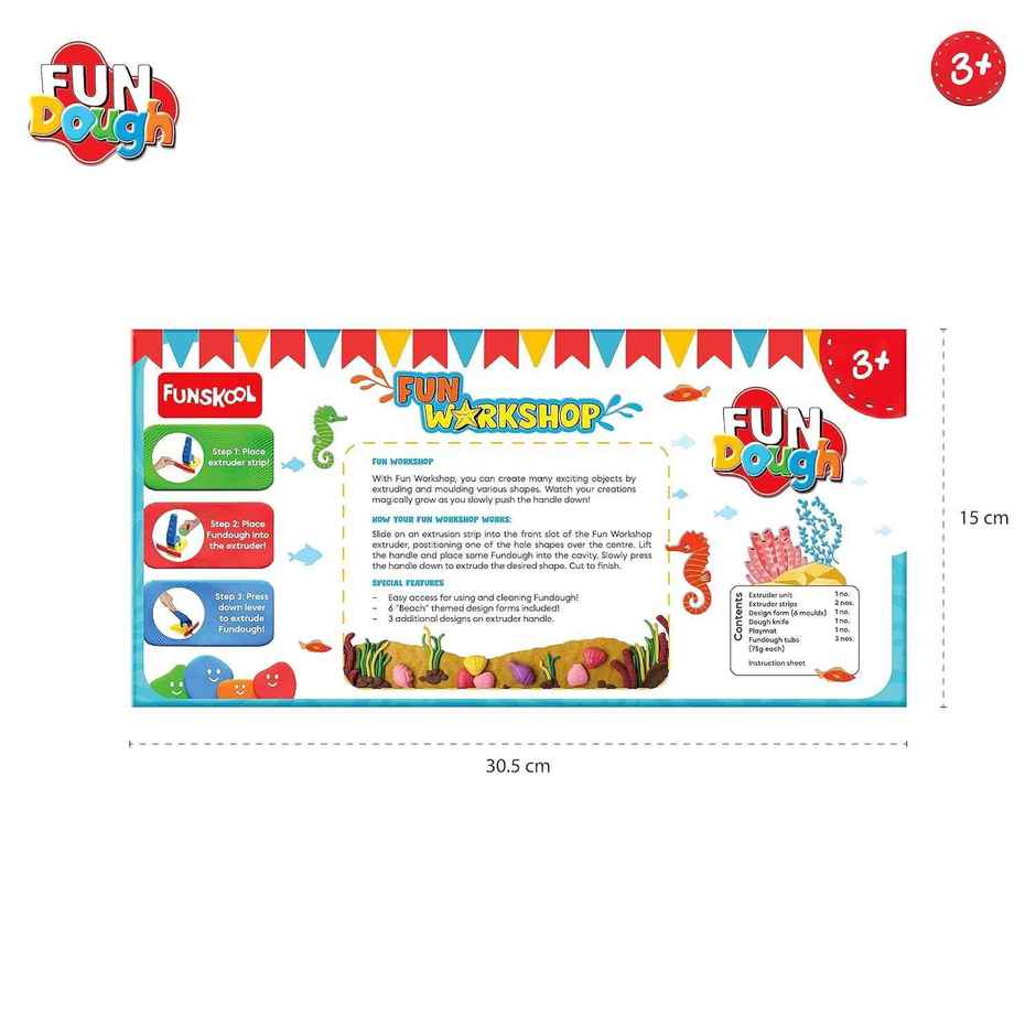 Funskool Fundough Fun Workshop - Creative Multi-Colour Play Set