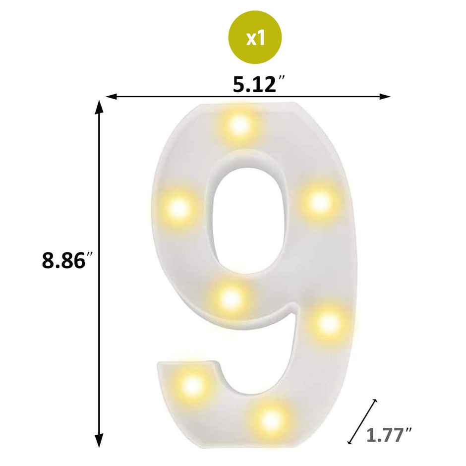 Party Propz Marquee Number Light Letters For Room Decor Lights