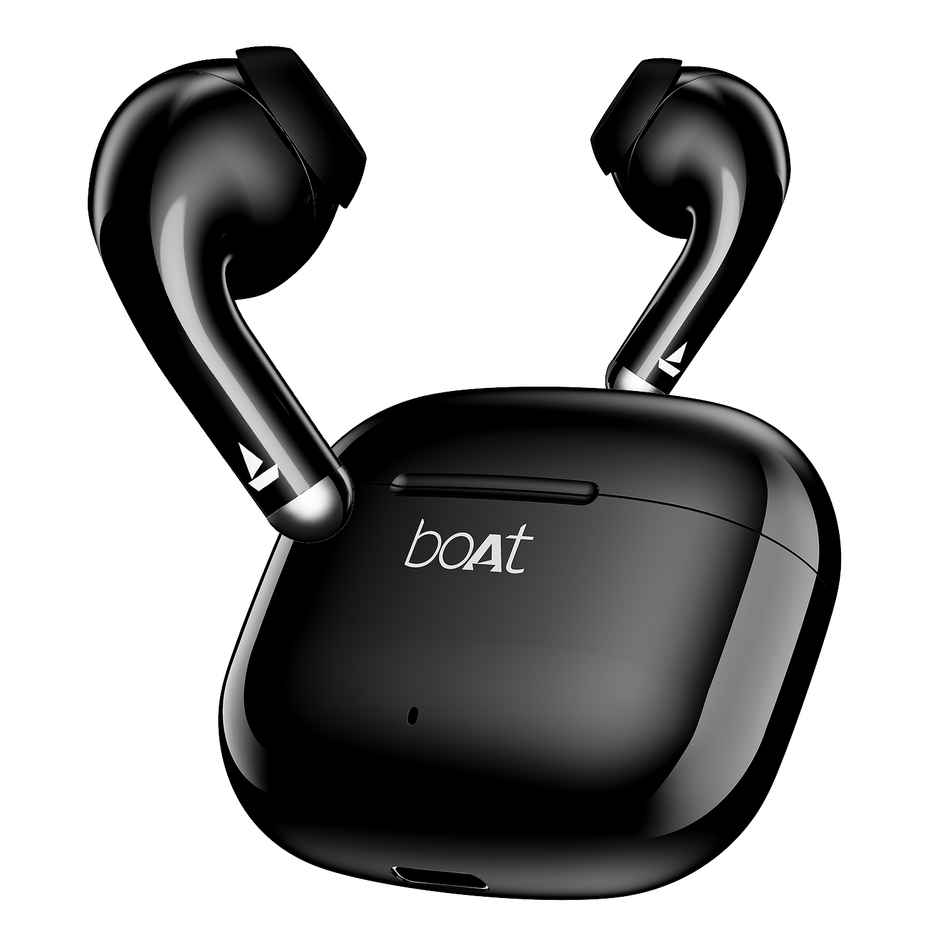 boAt Airdopes 101v2 TWS Earbuds with 35H Playtime | 13 mm Drivers | 2 Mics | Pitch Black