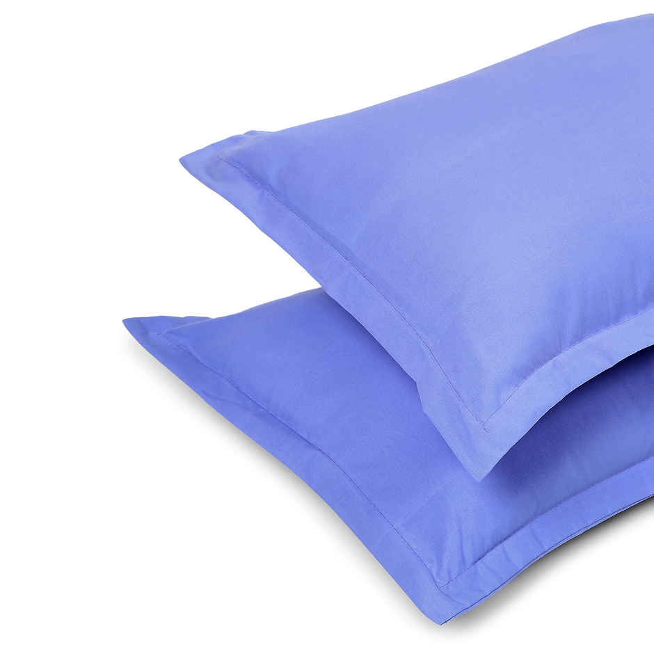 Status Pillow Cover Set Of 2 46 Cm x 69 Cm - Sky Blue